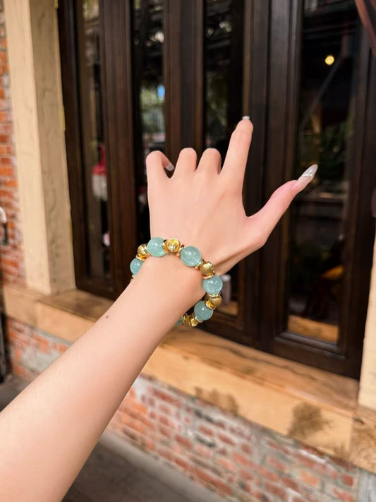 Green Fluorite Bracelet